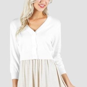 Ivory Half Sweater